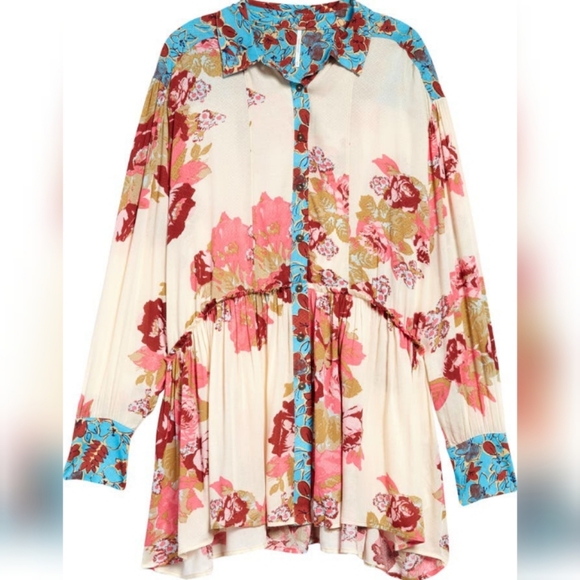 NWT Free People Brunch A Bunch Tunic - Picture 3 of 3